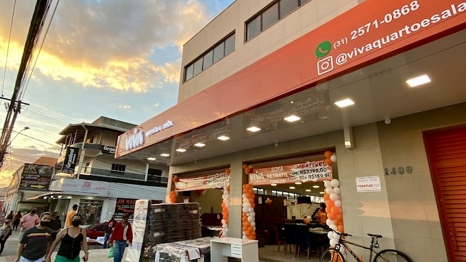 Fachada da Loja Viva Móveis